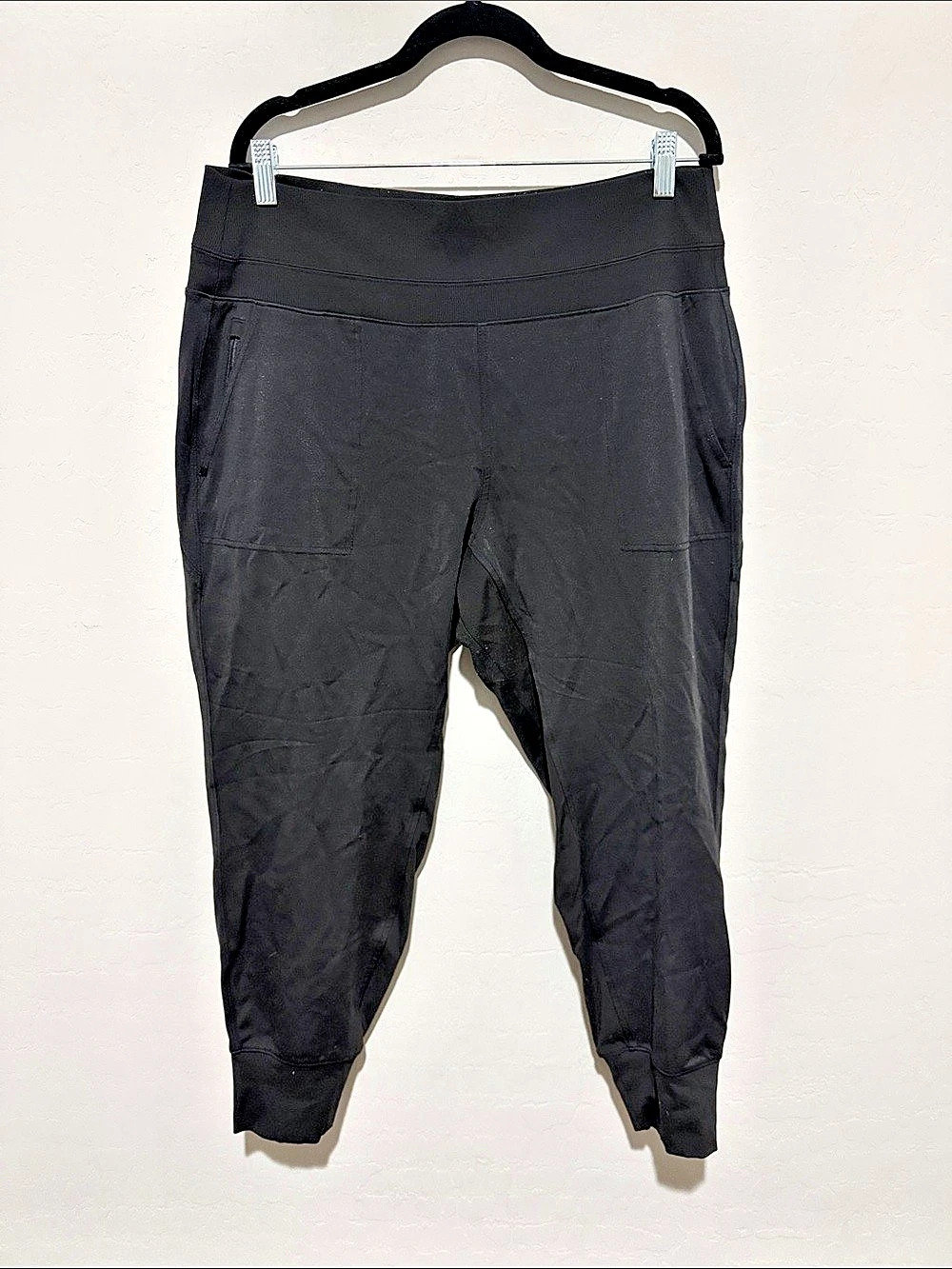 Athleta Black Athletic Joggers Size XL